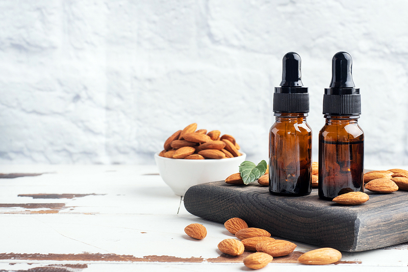 Almond oil and nuts