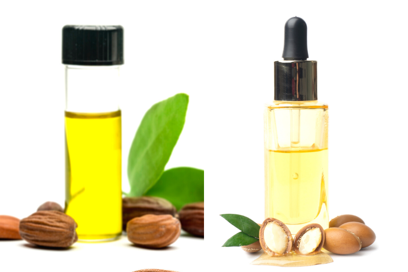 jojoba oil and argan oil